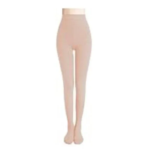 Romastory Women's light pink winter warm fleece lined tights leggings, Size S-M - Picture 2 of 12